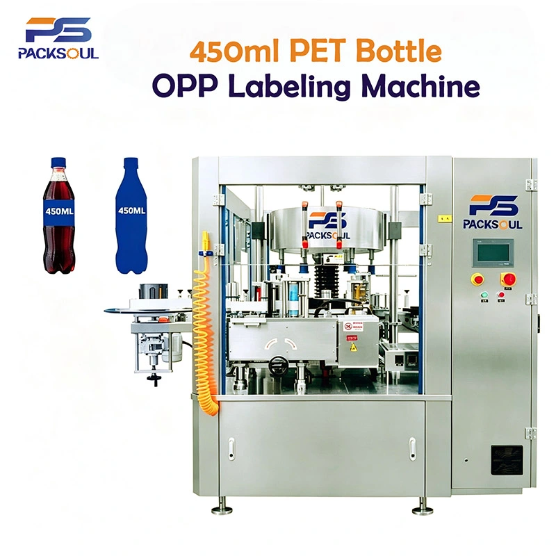 Machine d'étiquetage OPP pour bouteilles PET de 450 ml