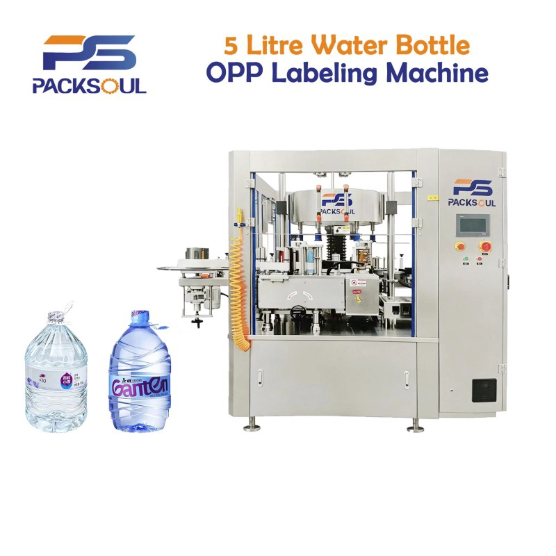 Machine d'étiquetage OPP pour bouteilles d'eau 5L