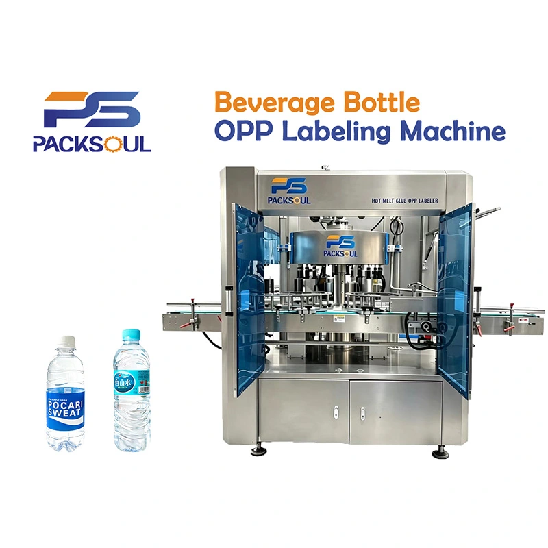 Machine d'étiquetage OPP pour bouteilles de boissons
