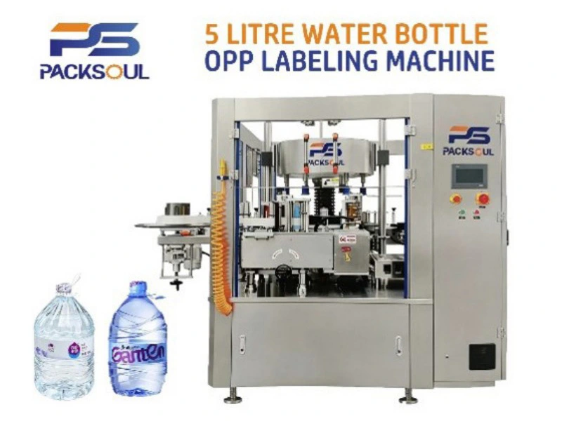5l Water Bottle Opp Labeling Machine