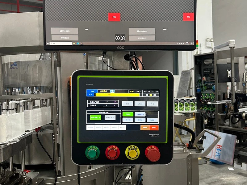 750ml Shampoo Flat Bottle Labeling Machine